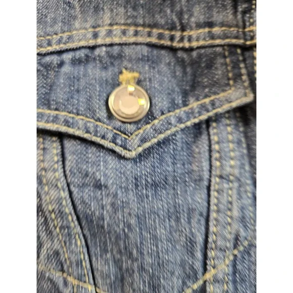 Women's Joluka‎ Embellished Denim Jacket Size M - Picture 5 of 8
